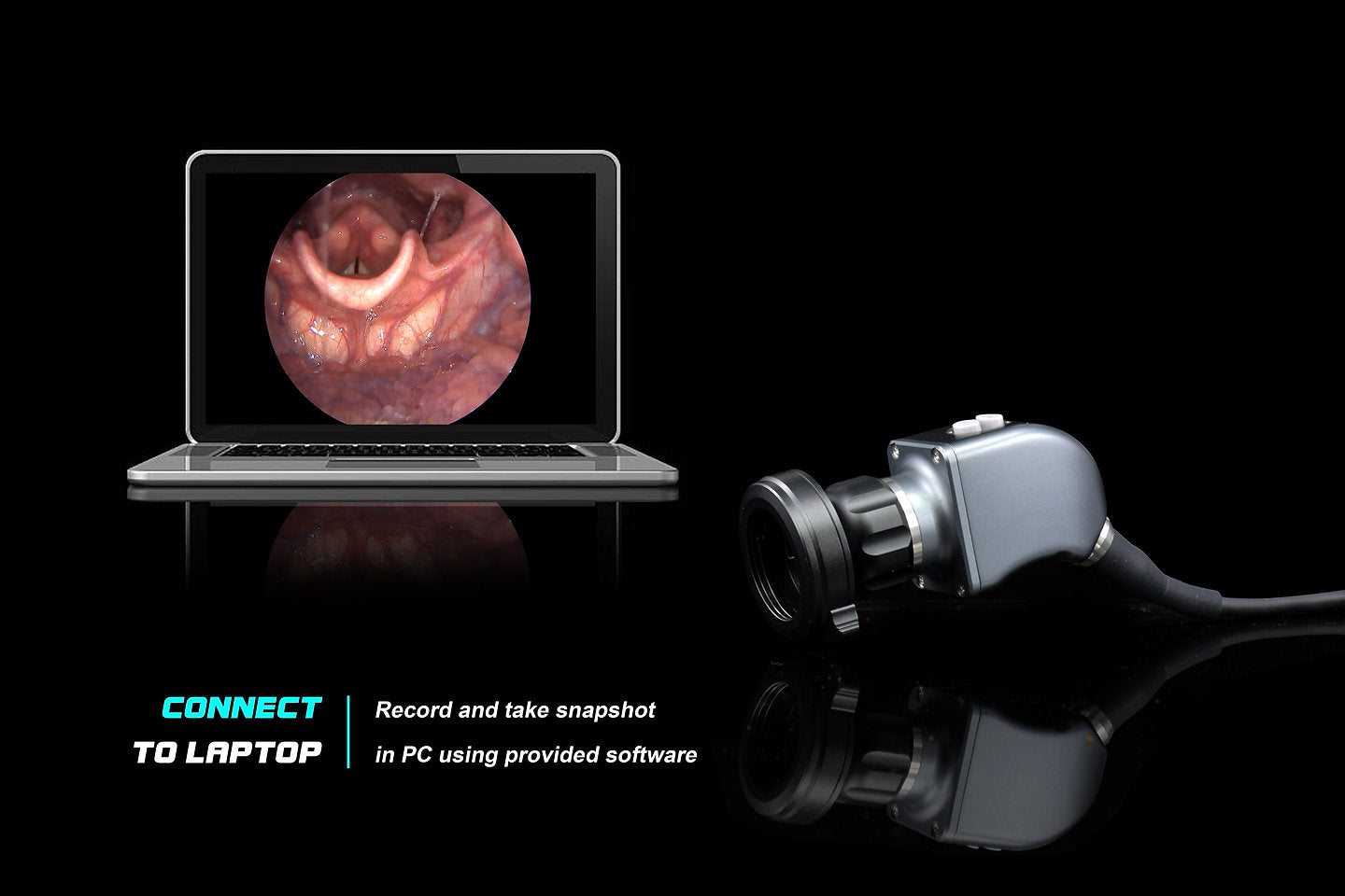 Portable Endoscopy Combo Unit 2 in 1 Camera with Cold LED Light Source