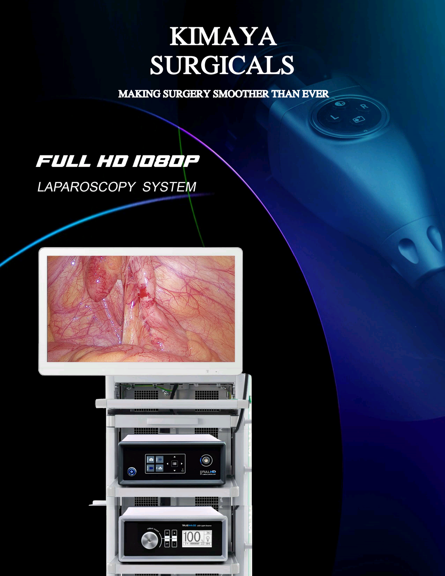 High Definition 1080p Endoscopy & Laparoscopic Camera w/ Medical Recorder
