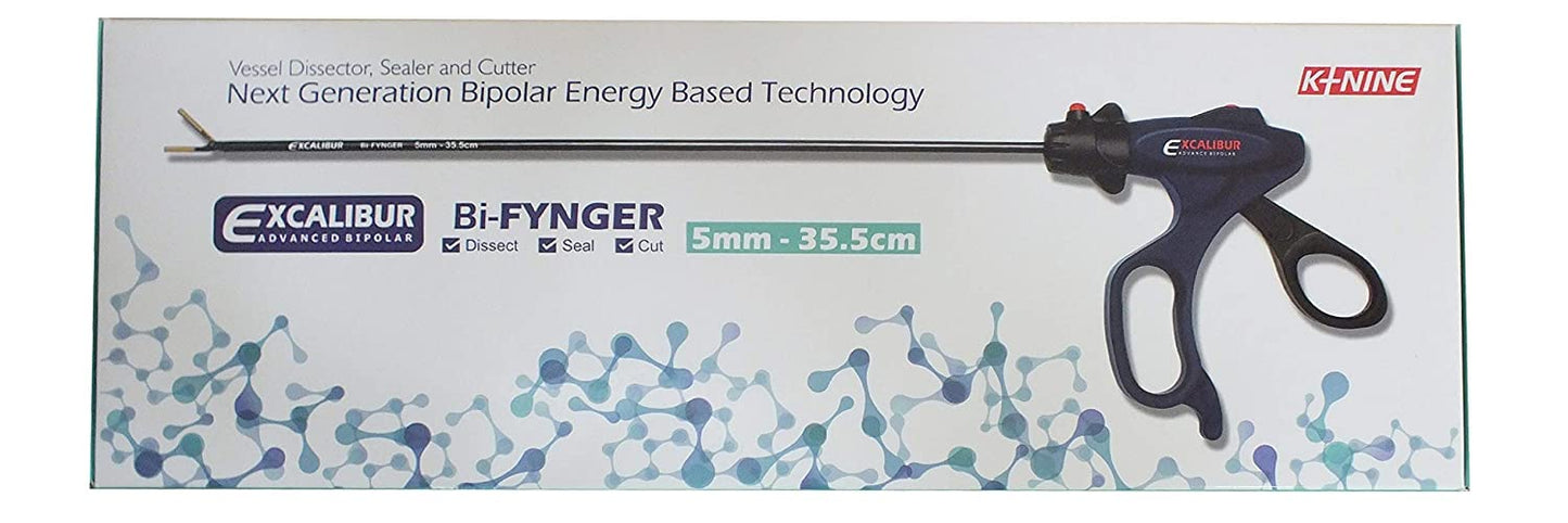 Laparoscopic EXCALIBUR Bipolar Golden Tip Vessel sealer cutter with Cable Laparoscopy Instrument