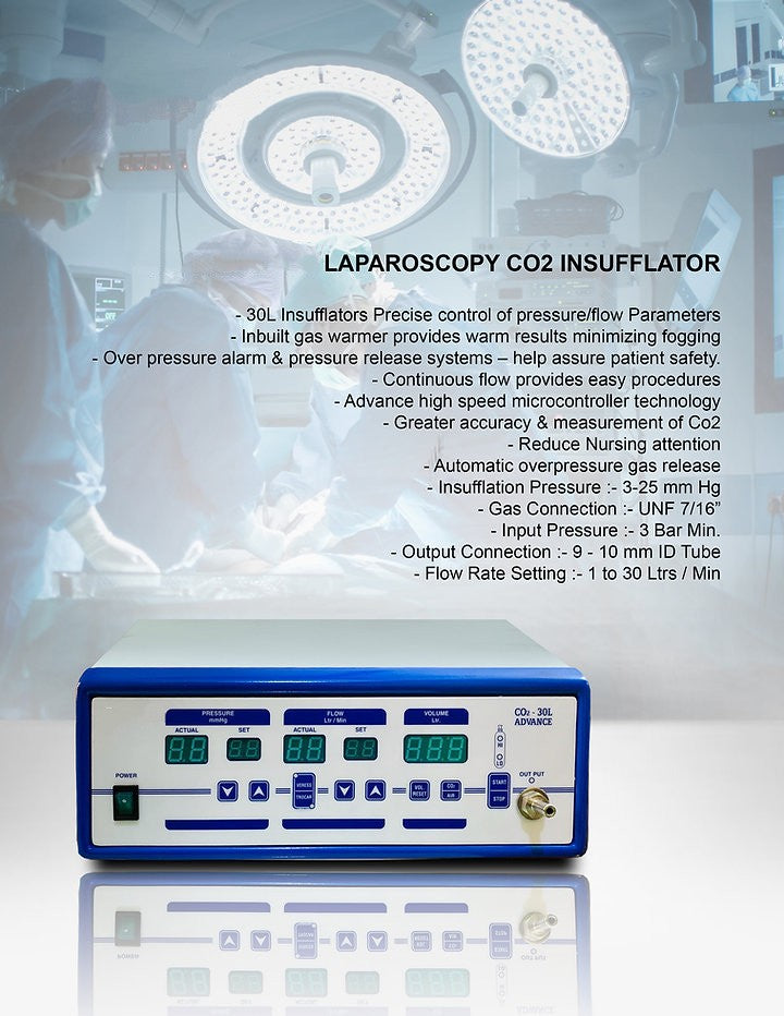 Laparoscopic CO2 Insufflator (30L)