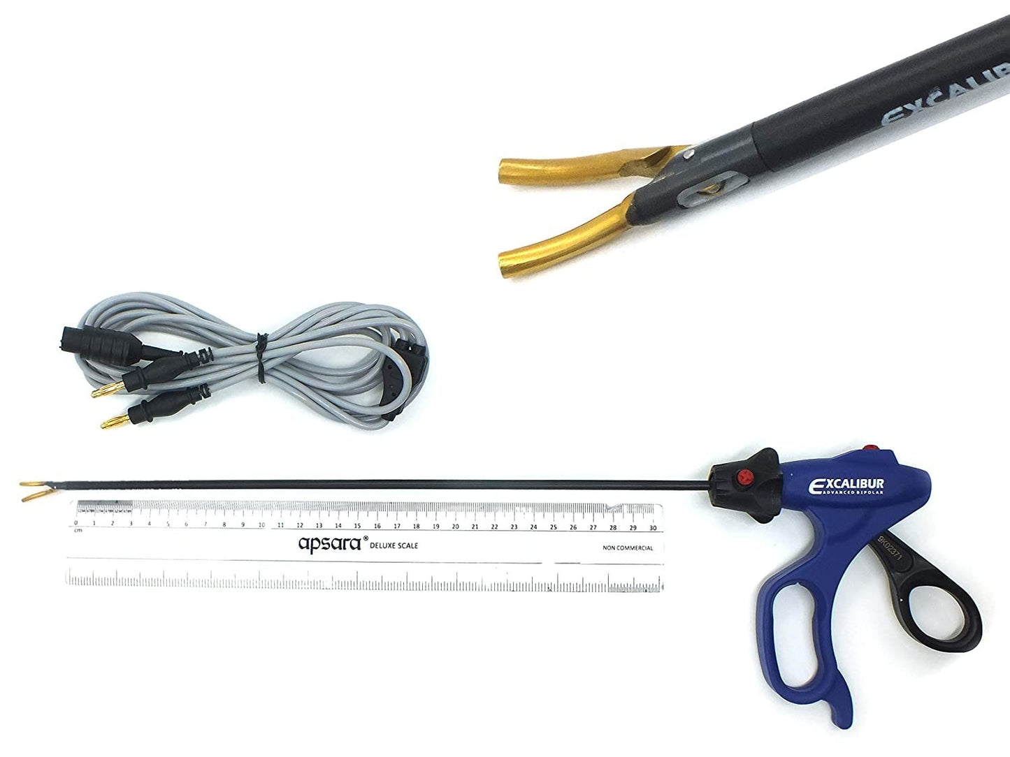Laparoscopic EXCALIBUR Bipolar Golden Tip Vessel sealer cutter with Cable Laparoscopy Instrument