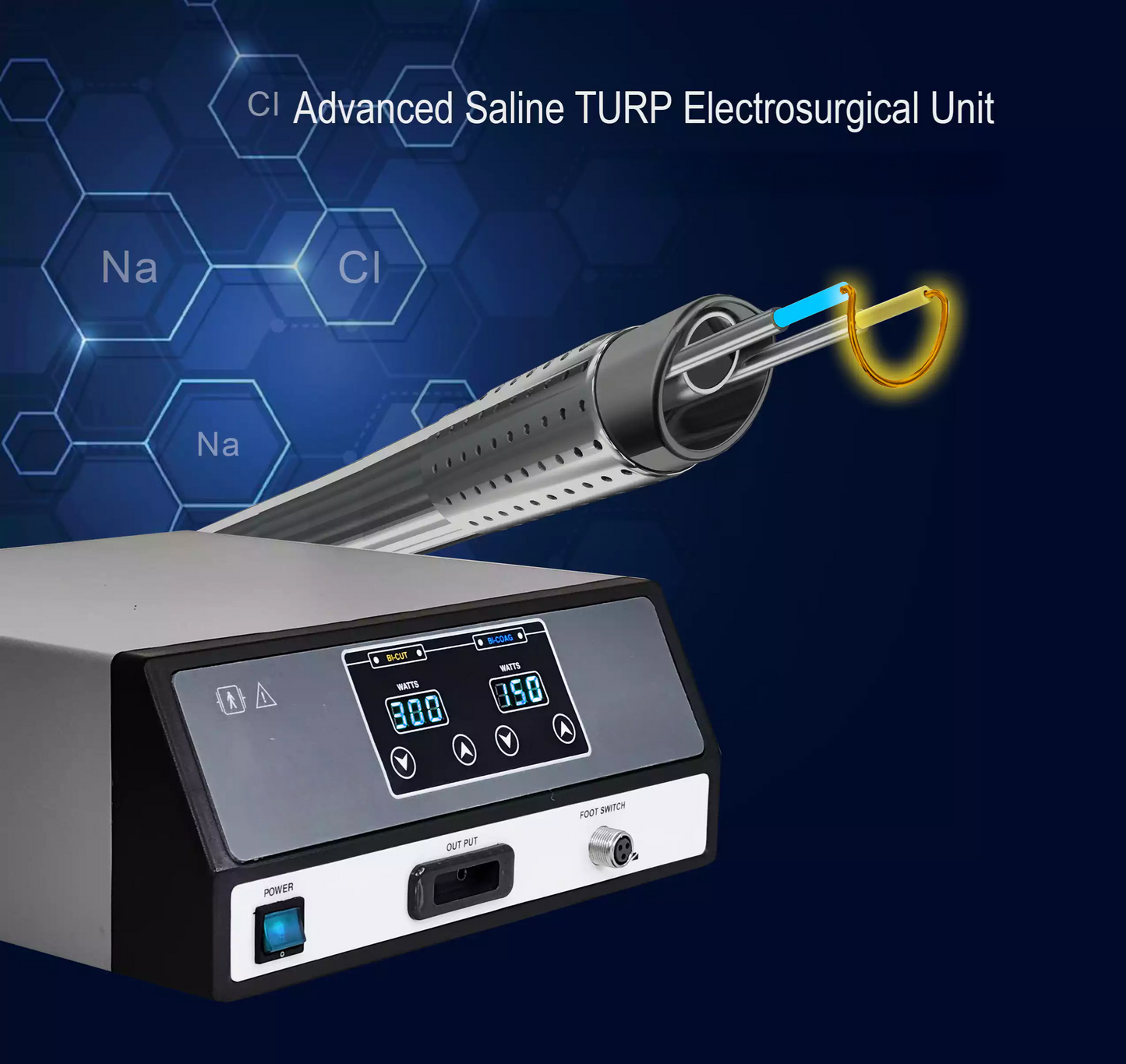 Urology Electrosurgical Cautery Unit for Bipolar Saline TURP
