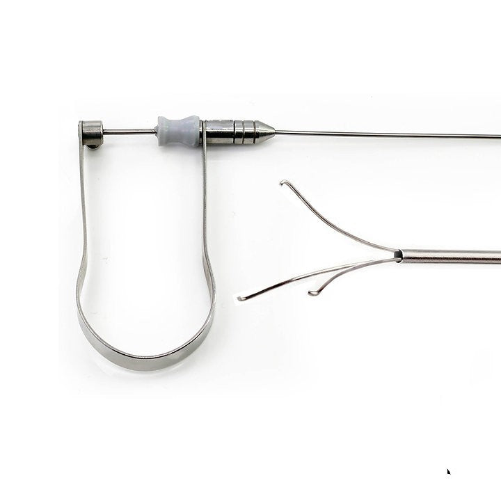 Urology: PCNL Triprong Biprong Grasper Urethroscopy Forceps U-Handle