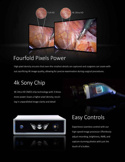 4k Laparoscopic Camera UHD System for Endoscopy and Laparoscopy