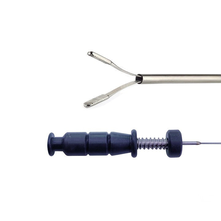 Urology: PCNL/ URS Triprong Biprong Grasper Urethroscopy Forceps Round Handle