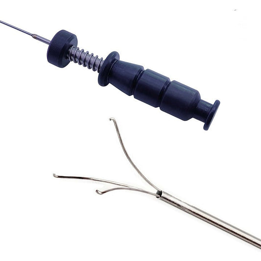 Urology: PCNL/ URS Triprong Biprong Grasper Urethroscopy Forceps Round Handle