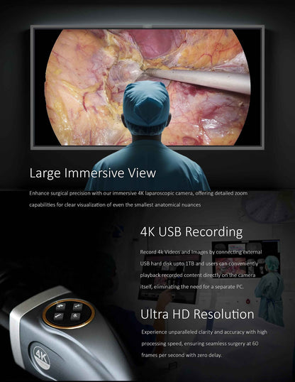 4k Laparoscopic Camera UHD System for Endoscopy and Laparoscopy